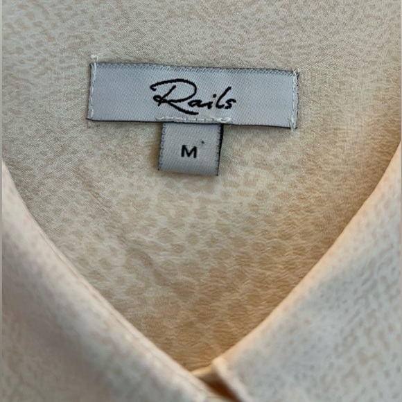 Rails Long Sleeve Silk Blouse - Picture 4 of 11